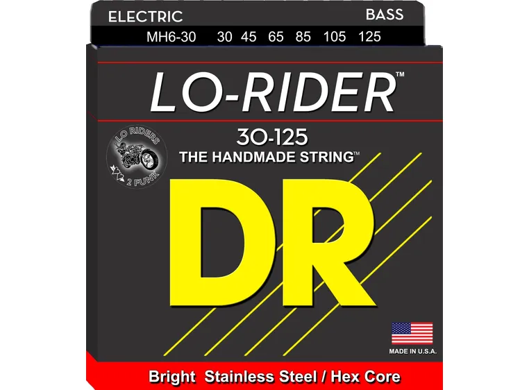 DR Strings MH630 Lo-Rider (030-125) Medium 6 string 